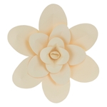 16" Paper Craft Pedal Flower - Ivory